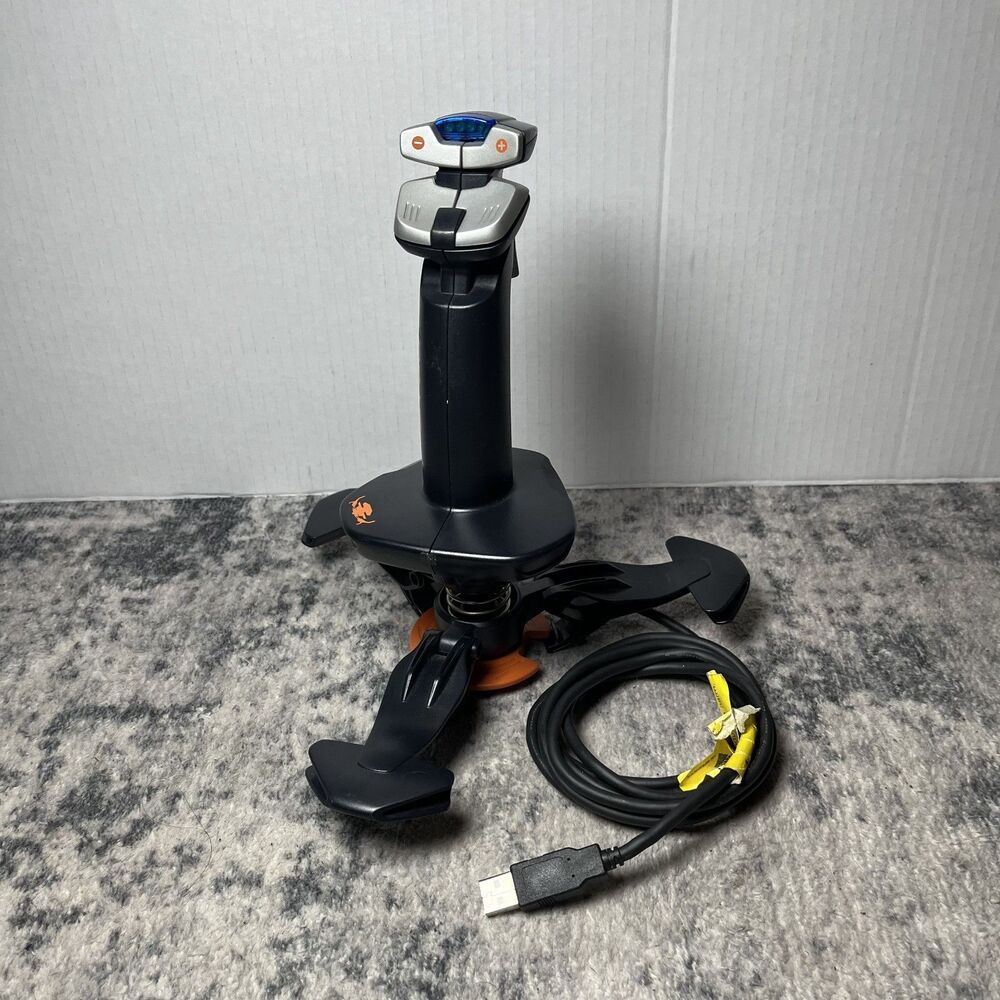Saitek ST90 USB Flight‎ Stick PS22 Joystick w/ Foldable Legs PC